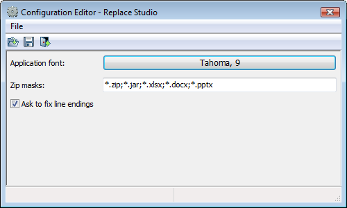 FS Config - Replace Studio Configuration Utility - A free program to change special settings of Replace Studio Pro & Replace Studio Business Edition.