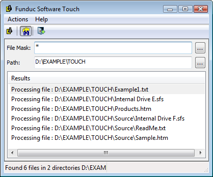 Funduc Software Touch Utility - A free program to change file time, date, and attributes on Windows Vista, Windows 7, Windows 8, & Windows 10.